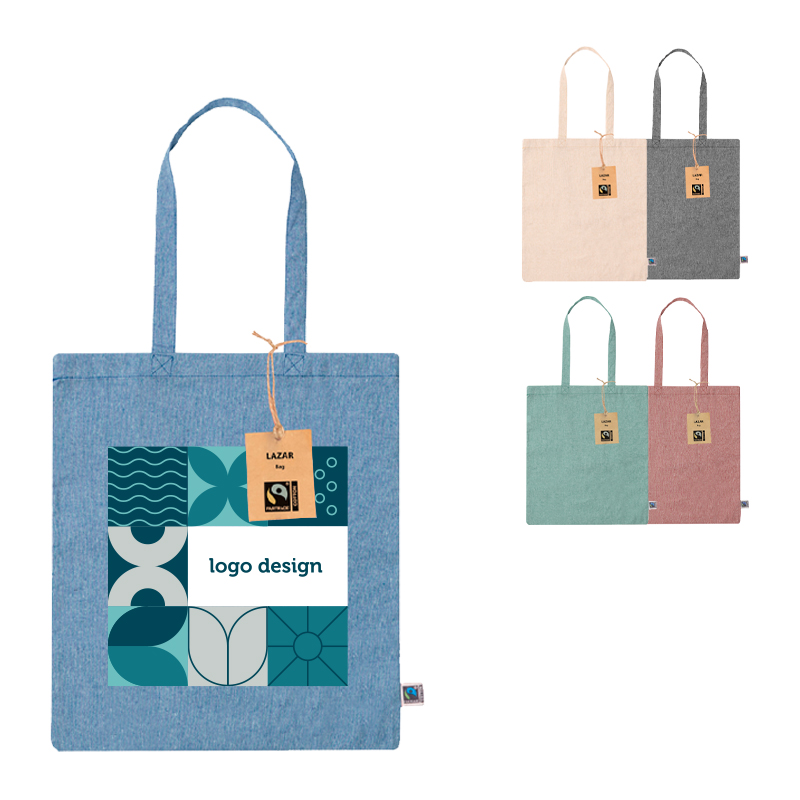 Fairtrade-Tasche recycelte Baumwolle