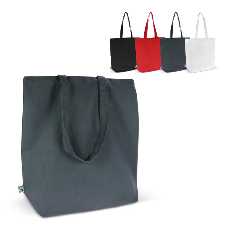 Farbige Fairtrade-Tasche