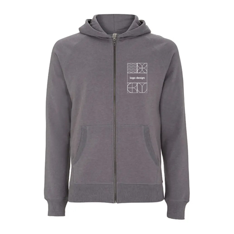 Recycelter Hoodie mit Reißverschluss Unisex