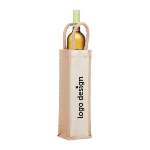 Wein-Geschenktasche aus Canvas - Bild 1