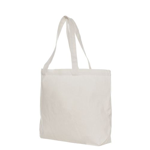 Breiter Canvas Shopper | Ecru - Bild 2