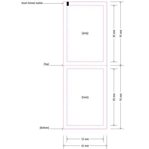 Samentüten 65 x 95 mm Tomatenfaserpapier - Bild 2